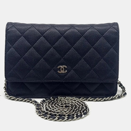 Chanel: Синяя сумка через плечо 