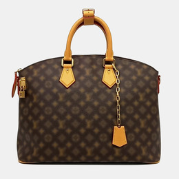 Louis Vuitton: Коричневая сумка 