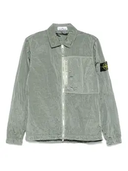 Stone Island: Зелёная куртка 