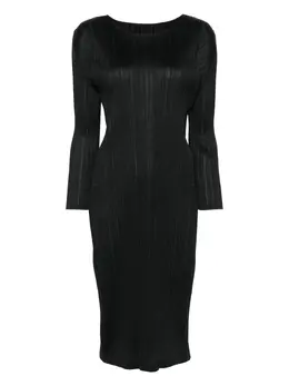 Pleats Please Issey Miyake: Платье миди 