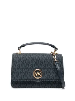 Michael Kors: Голубая сумка через плечо 