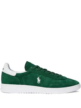 Polo Ralph Lauren: Зелёные кроссовки 