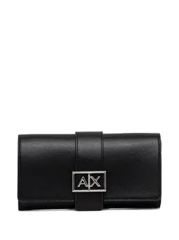 Armani Exchange: Чёрный кошелёк 