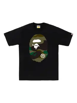 A BATHING APE®: Чёрная футболка 