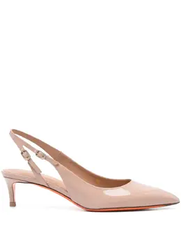 Santoni: Розовые туфли 