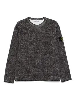 Stone Island: Чёрный свитшот  Compass