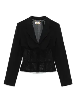 Elisabetta Franchi: Чёрная куртка 