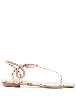 Aquazzura: Белые сандалии  Almost Bare