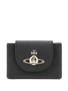 Vivienne Westwood: Чёрный картхолдер  Orb