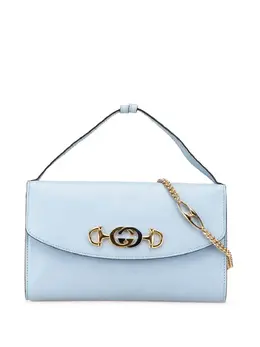 Gucci Pre-Owned: Голубая сумка 