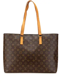 Louis Vuitton Pre-Owned: Коричневая сумка-шоппер 