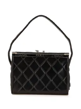 CHANEL Pre-Owned: Чёрная сумка 
