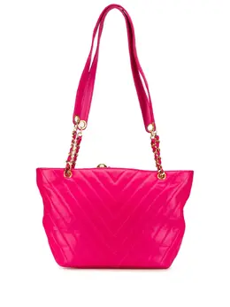 CHANEL Pre-Owned: Розовая сумка-шоппер 
