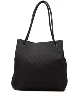 Gucci Pre-Owned: Чёрная сумка-шоппер 