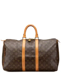 Louis Vuitton Pre-Owned: Коричневая сумка 