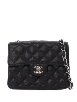 CHANEL Pre-Owned: Чёрная сумка через плечо 