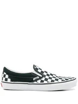 Vans: Чёрные кроссовки  Classic Slip On