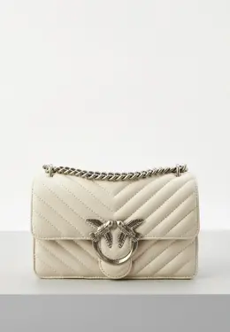 Pinko: Бежевая сумка 