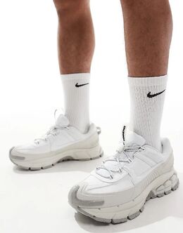 Nike: Белые кроссовки 