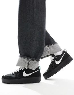 Nike: Чёрные кроссовки 