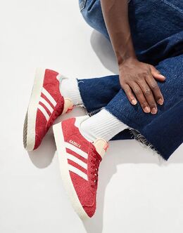 Adidas Originals: Бордовые кроссовки 