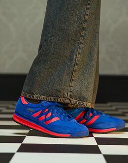 Adidas Originals: Голубые кроссовки 