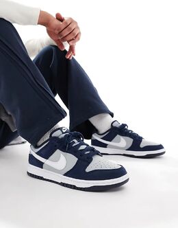 Nike: Белые кроссовки  Dunk Low