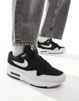 Nike: Серые кроссовки  Air Max 1