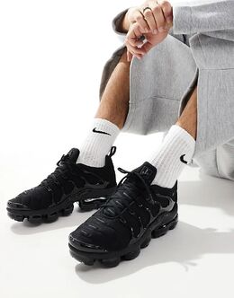 Nike: Чёрные кроссовки  Air Vapormax Plus