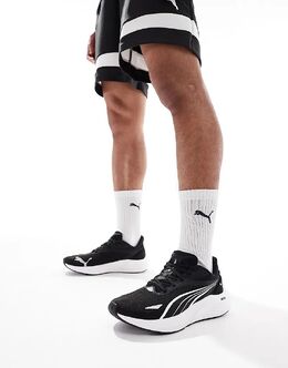 PUMA: Чёрные кроссовки 