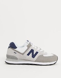 New Balance: Светлые кроссовки  574
