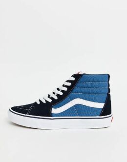 Vans: Тёмные кроссовки  Sk8-Hi