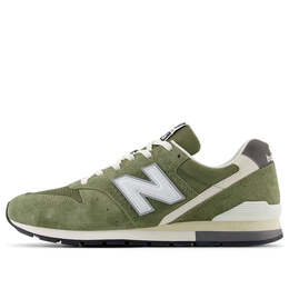 New Balance: Зелёные кроссовки  996