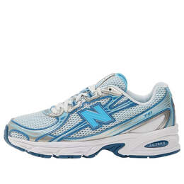New Balance: Синие кроссовки 