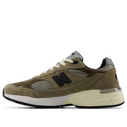 New Balance: Зелёные кроссовки 