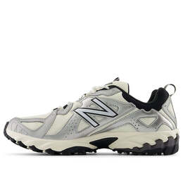 New Balance: Серебристые кроссовки 