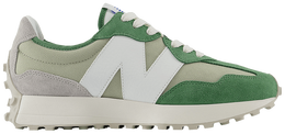 New Balance: Зелёные кроссовки  327