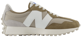 New Balance: Коричневые кроссовки  327