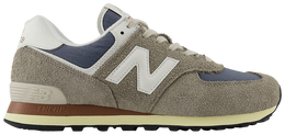 New Balance: Серые кроссовки  574