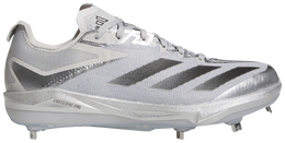Adidas: Серебристые кроссовки  Adizero