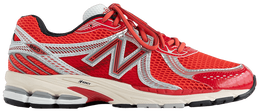 New Balance: Красные кроссовки 