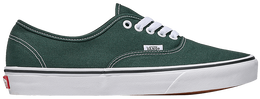 Vans: Зелёные кроссовки  Authentic