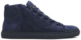 Balenciaga: Голубые кроссовки 