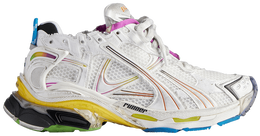Balenciaga: Белые кроссовки  Runner