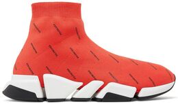Balenciaga: Красные кроссовки  Speed.2