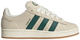Adidas: Зелёные кроссовки  Campus