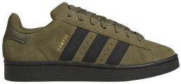 Adidas: Зелёные кроссовки  Campus