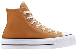 Converse: Оранжевые кроссовки  Chuck Taylor All Star Lift