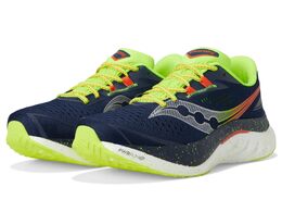 Saucony: Синие кроссовки  Endorphin Speed