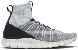 Nike: Серые кроссовки  Free Flyknit Mercurial